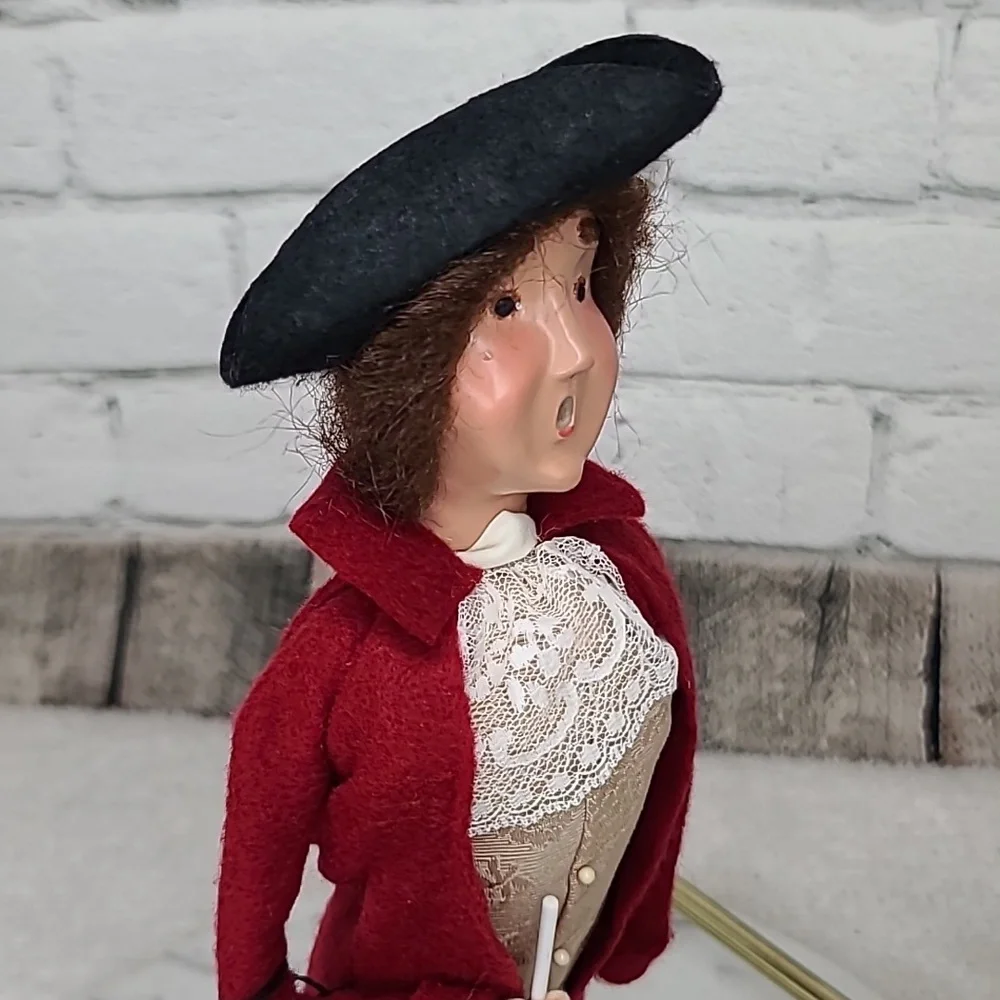 Byers' Choice Caroler 2000 Williamsburg Christmas Colonial Family Father Vintage